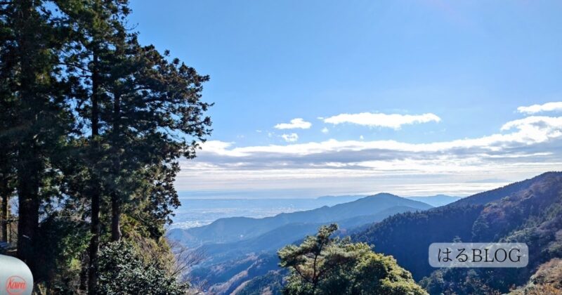 阿夫利神社下社からの風景