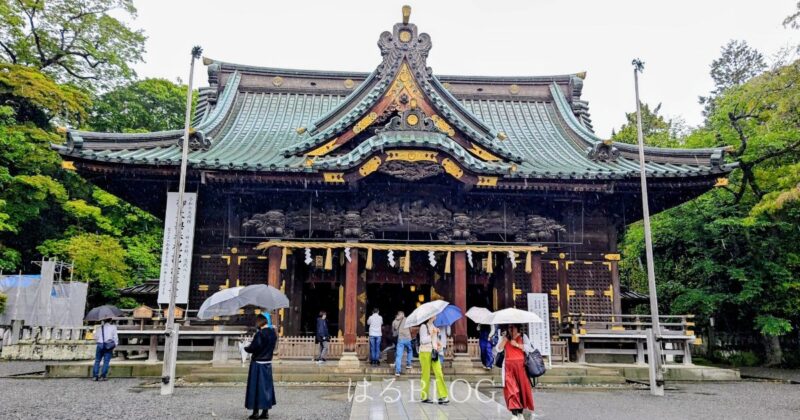 雨の三嶋大社
