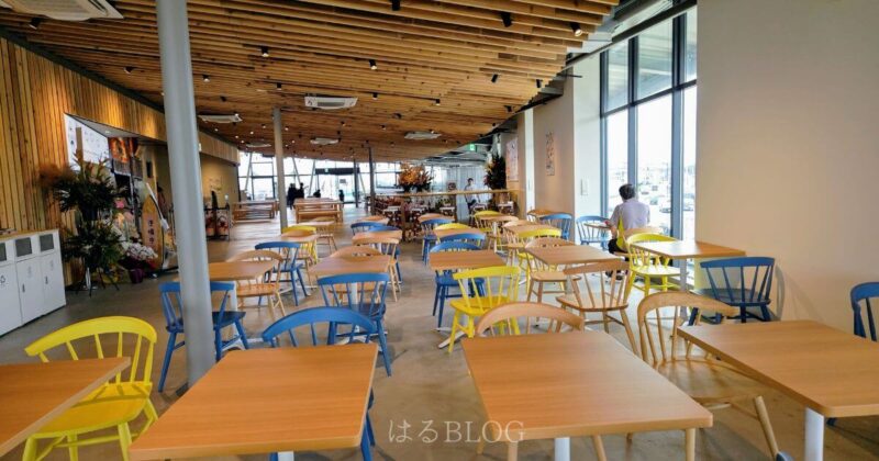 道の駅湘南ちがさき 2階フードコート全景