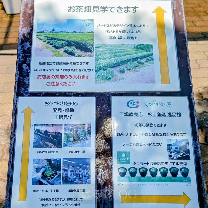 グtリンピア牧之原案内板