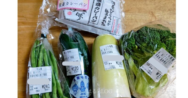 あさつゆ広場での購入品