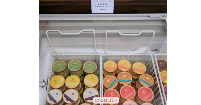 持ち帰り用カップジェラート各種